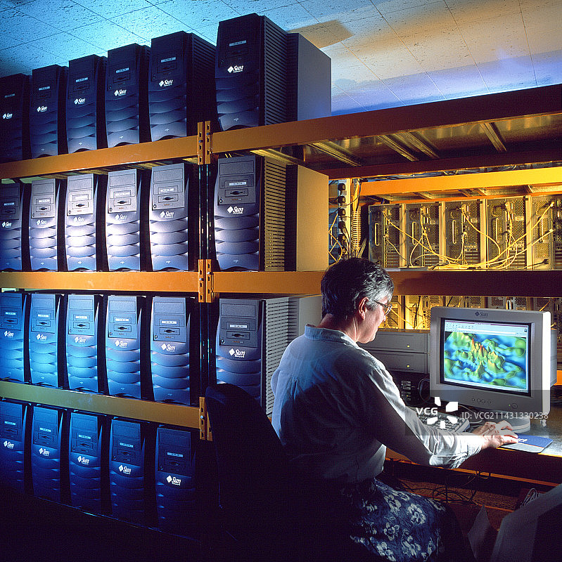 宇宙学超级计算机图片素材