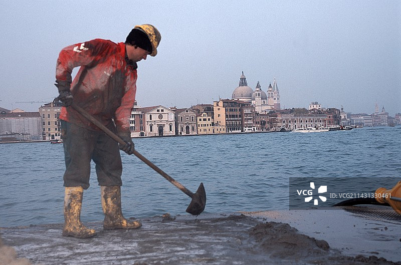威尼斯防洪设施图片素材