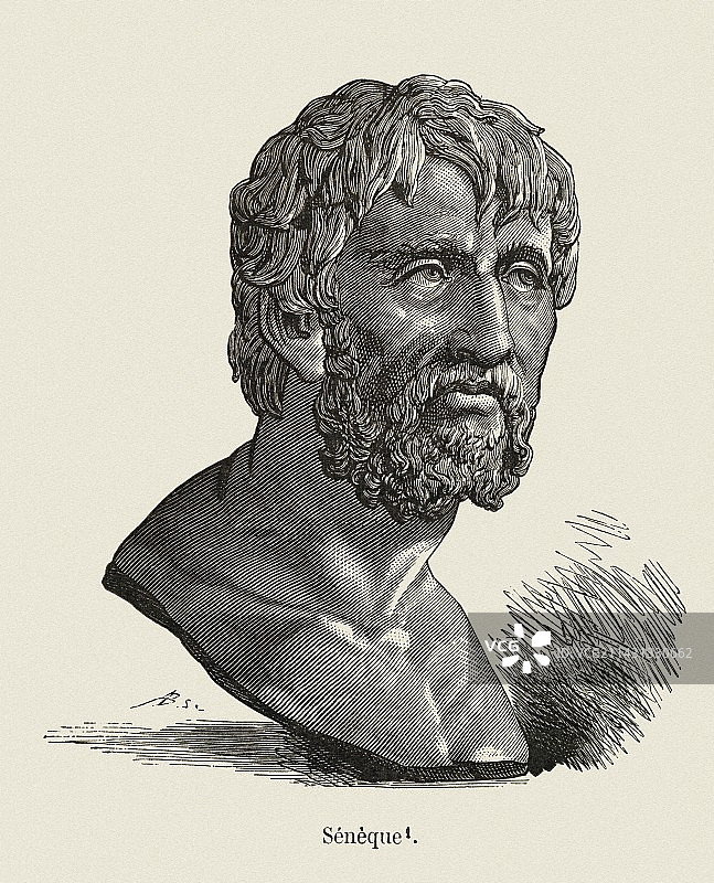 老塞内卡：罗马演说家图片素材