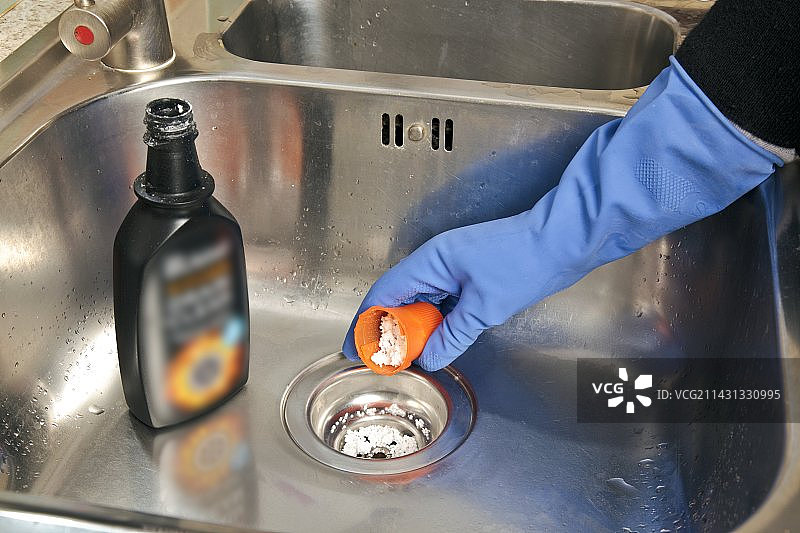 清洁厨房水槽图片素材