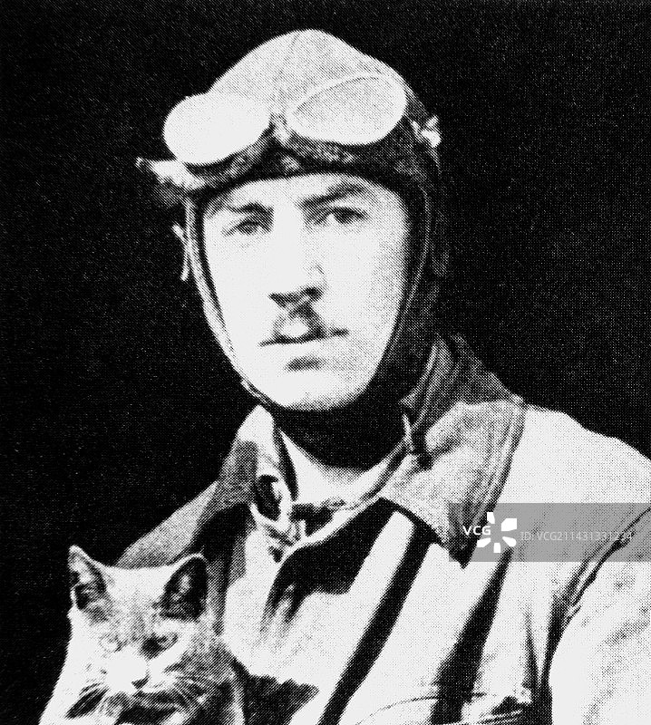 俄裔美国航空工程师伊戈尔·西科斯基图片素材