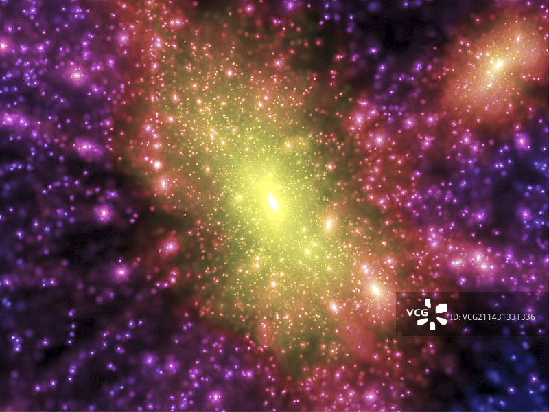 暗物质分布图片素材