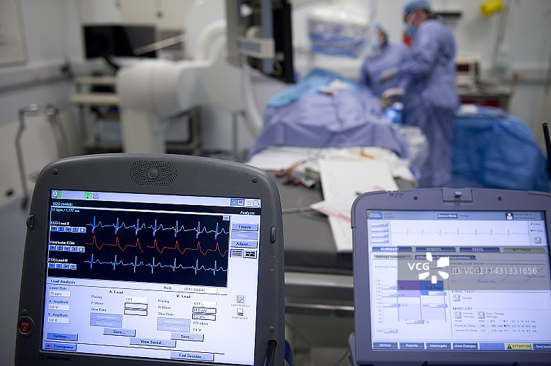 植入式除颤器手术图片素材