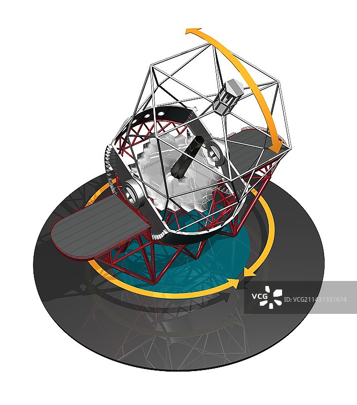 GranTeCan望远镜艺术作品图片素材
