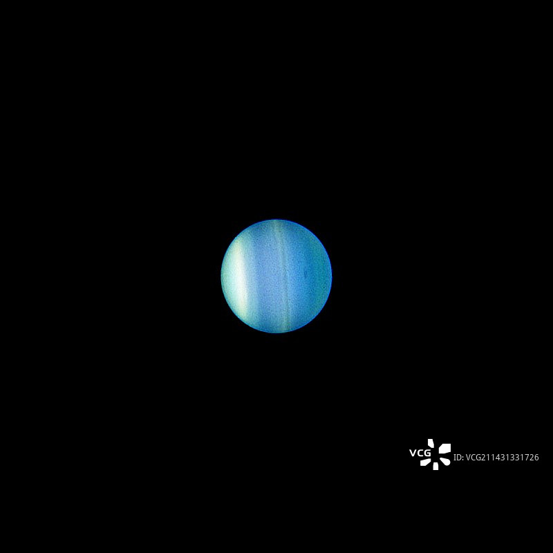天王星，哈勃望远镜图像图片素材