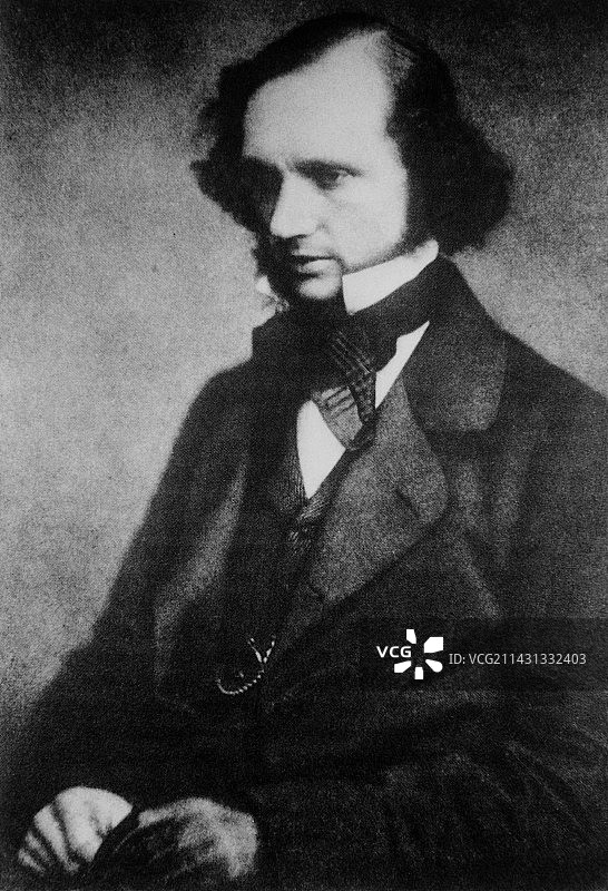 英国物理学家开尔文勋爵肖像图片素材