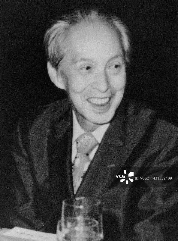 1978年东京的朝永振一郎图片素材