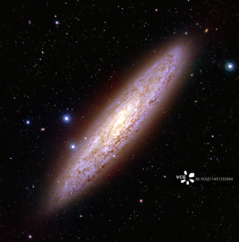 NGC 253 螺旋星系图片素材