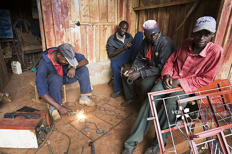 肯尼亚金属加工图片素材
