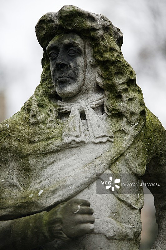 被侵蚀的雕像图片素材