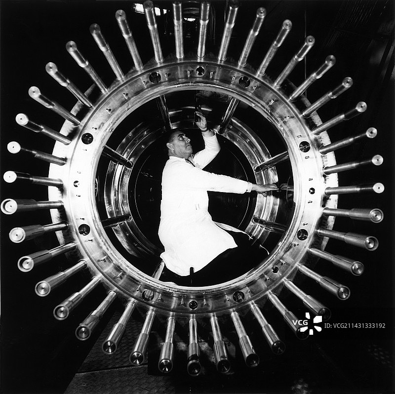 1969年清洁欧洲核子研究中心探测器图片素材