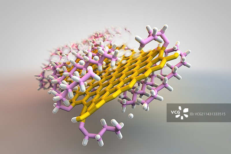 石墨烯纳米带插图图片素材