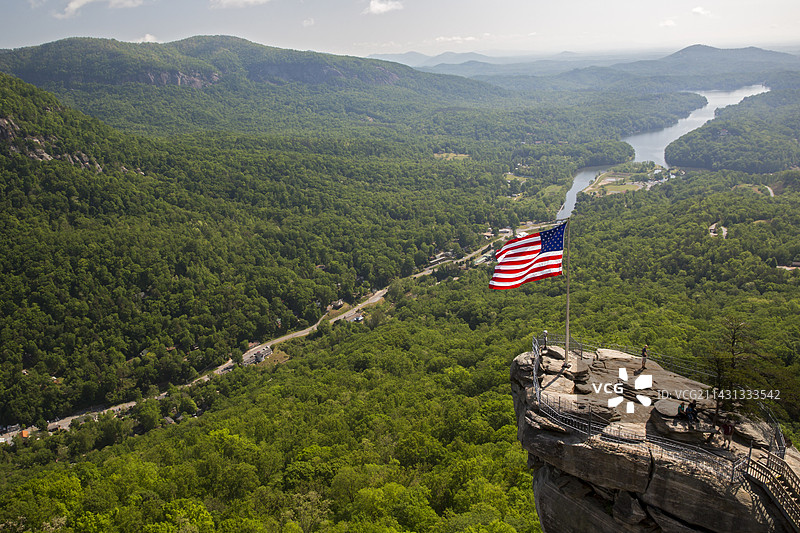 烟囱岩观景台图片素材