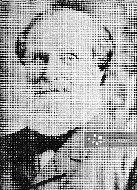 英国化学家威廉·奥德林教授图片素材