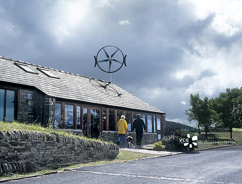 风力涡轮机图片素材