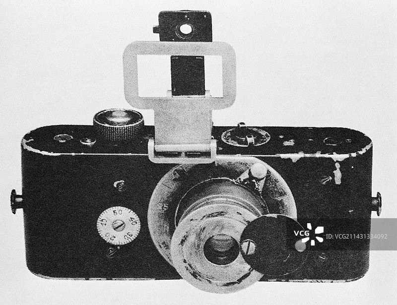 1913年的早期35mm相机图片素材