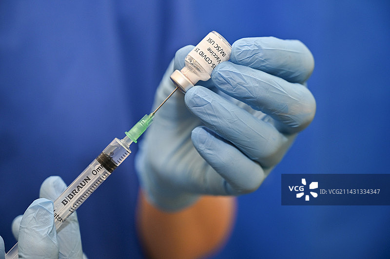 新冠病毒疫苗概念图图片素材