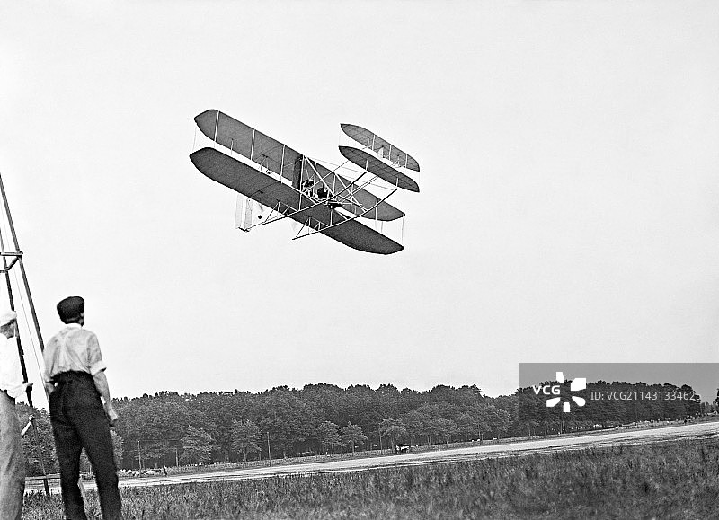 1909年莱特军用飞行器图片素材