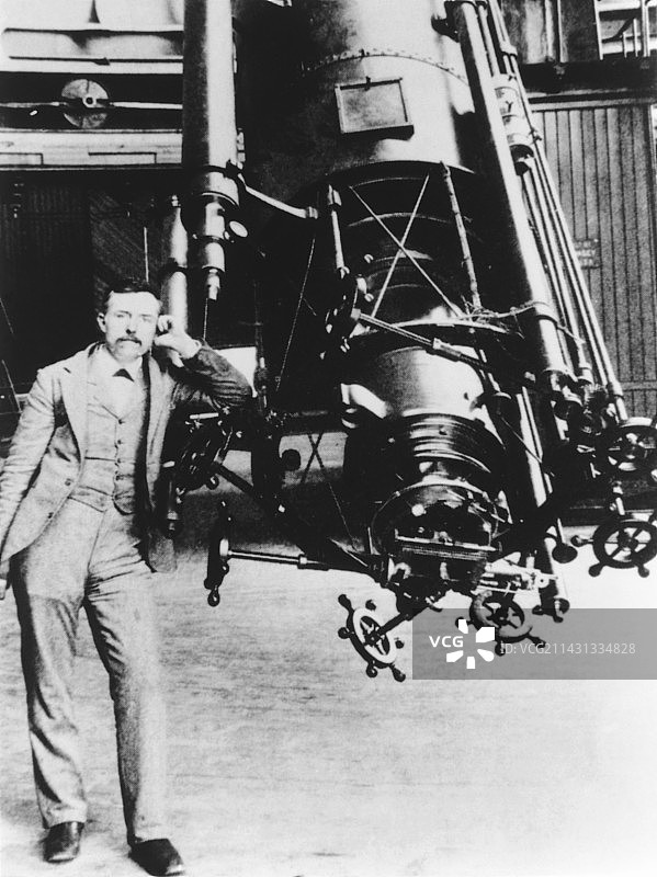 美国天文学家E·E·巴纳德图片素材