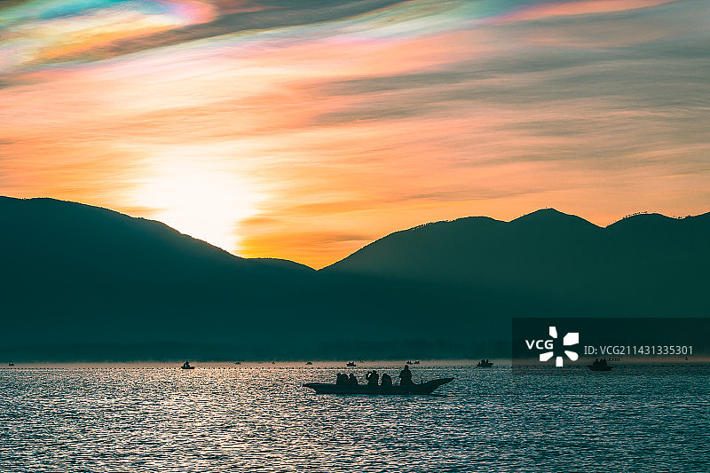 七彩流光图片素材