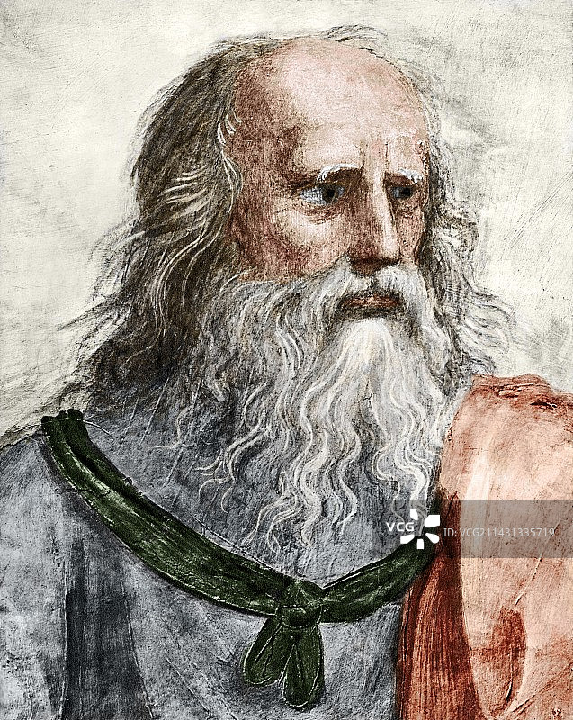 柏拉图（公元前428年-公元前347年）图片素材