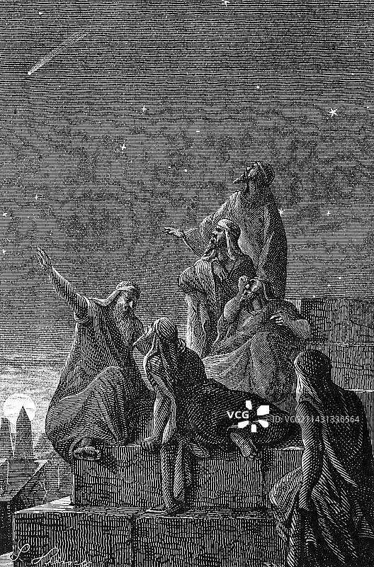 巴比伦天文学家图片素材