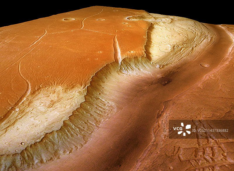 火星卡塞谷图片素材