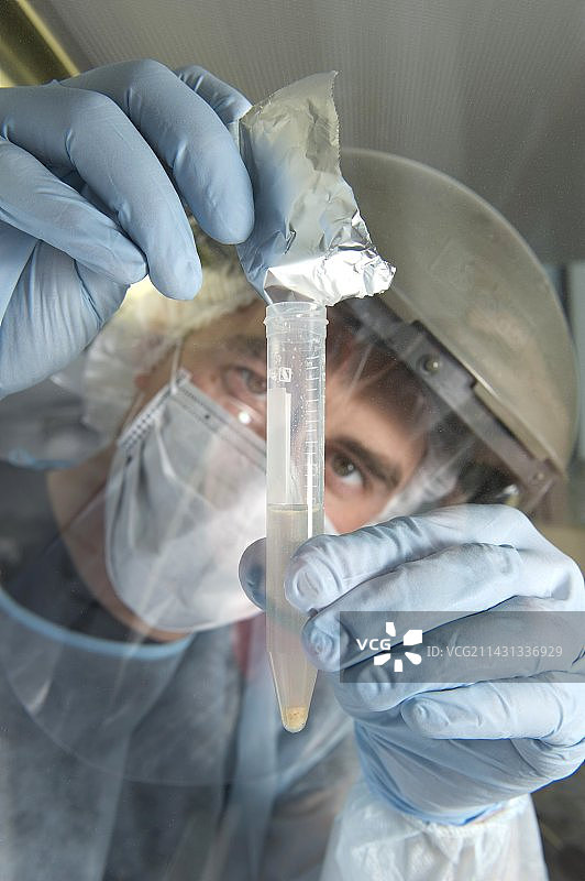 尼安德特人DNA提取图片素材