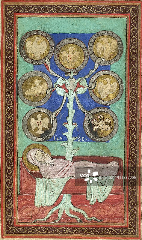 12世纪的杰西之树图片素材