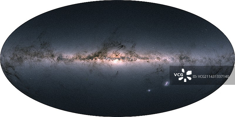 盖亚全天影像：银河图片素材
