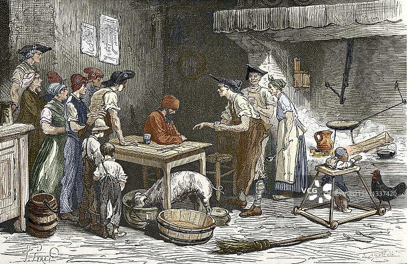 孔多塞侯爵的最后一餐图片素材