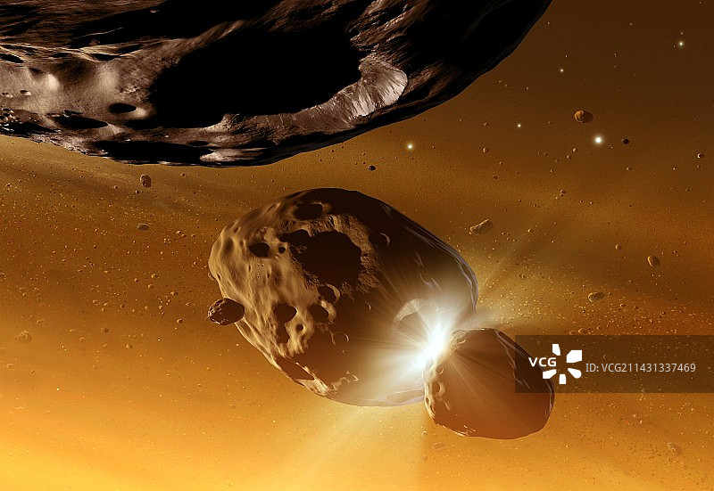 早期太阳系艺术图图片素材