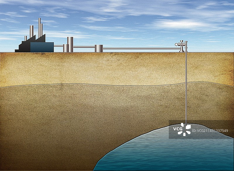 碳捕获技术艺术图图片素材
