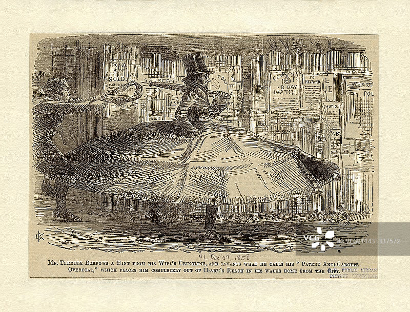 1856年讽刺漫画图片素材