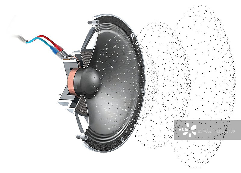扬声器声波插图图片素材