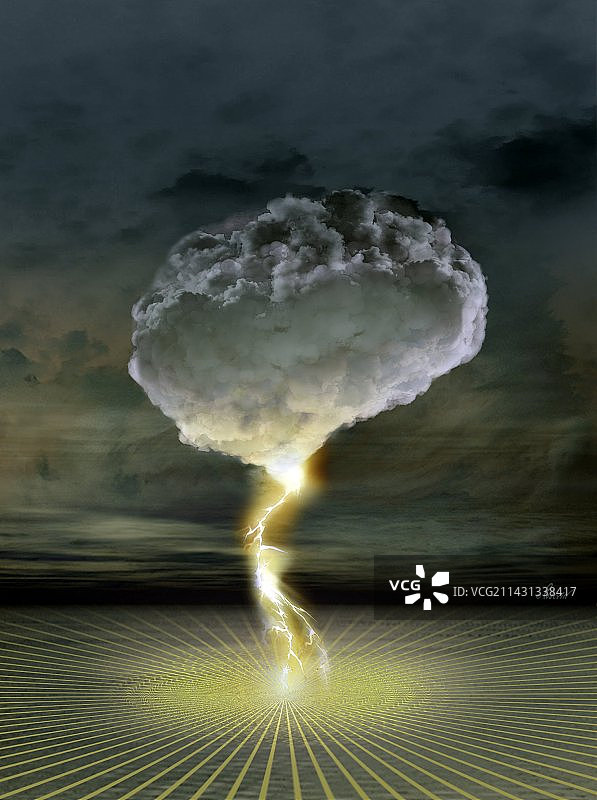 头脑风暴概念艺术作品图片素材