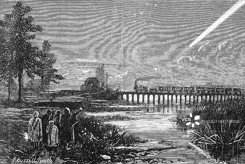 1882年的大彗星图片素材