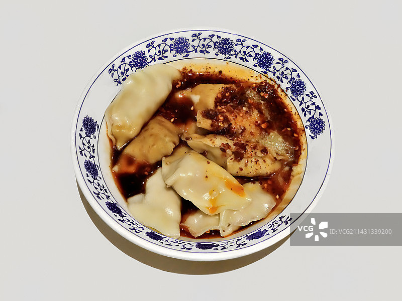 四川著名特色美食小吃钟水饺图片素材