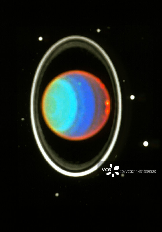 天王星大气中的云朵图片素材