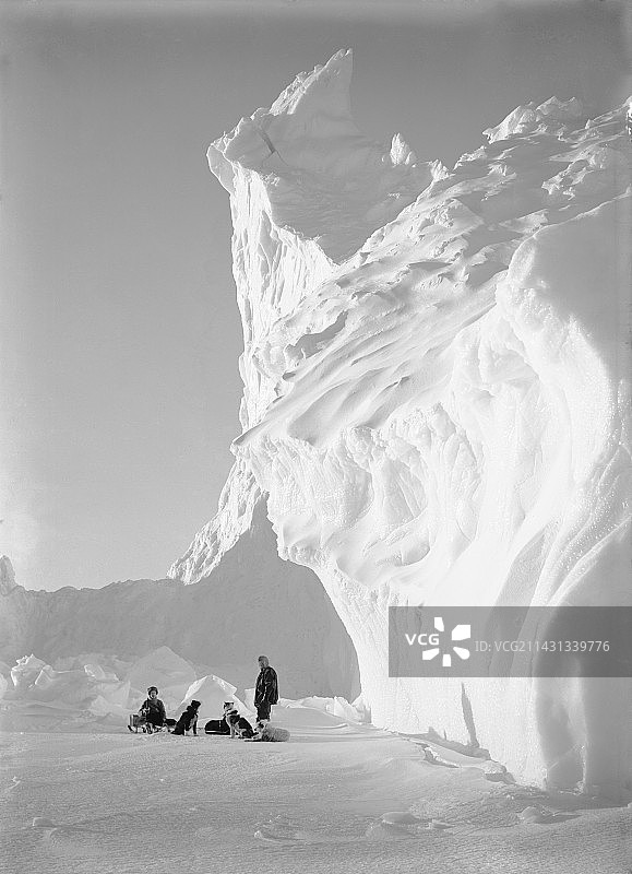 新地岛南极探险，1911年图片素材