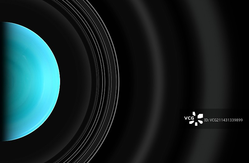 天王星环的结构图片素材