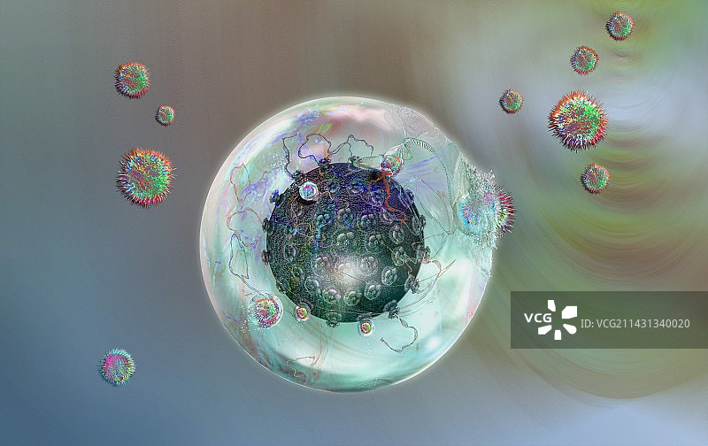 CAR-T细胞免疫疗法，图示图片素材