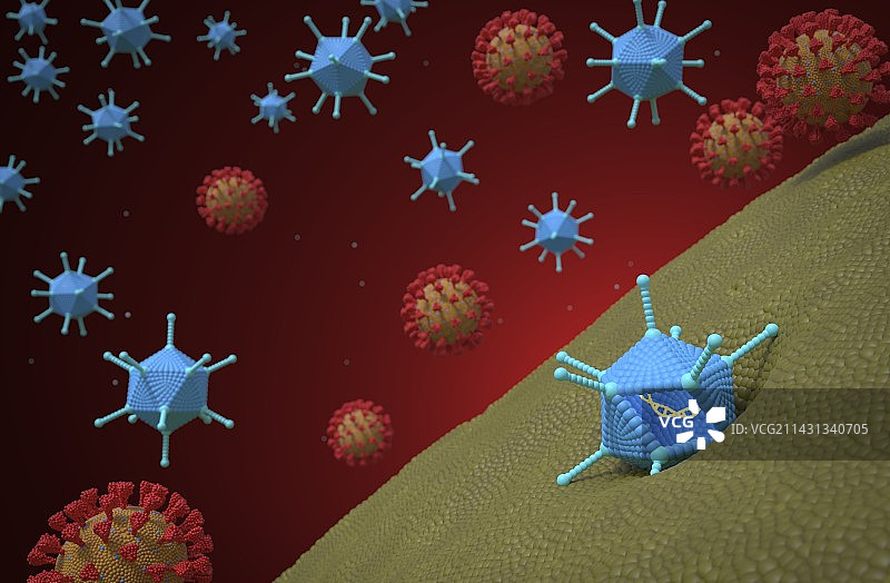 新冠疫苗，插图图片素材