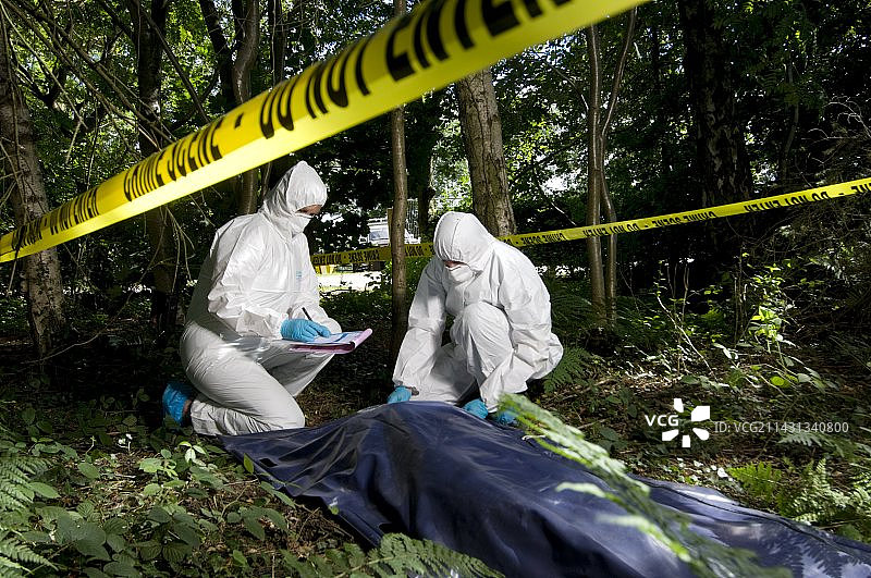 凶杀案调查图片素材