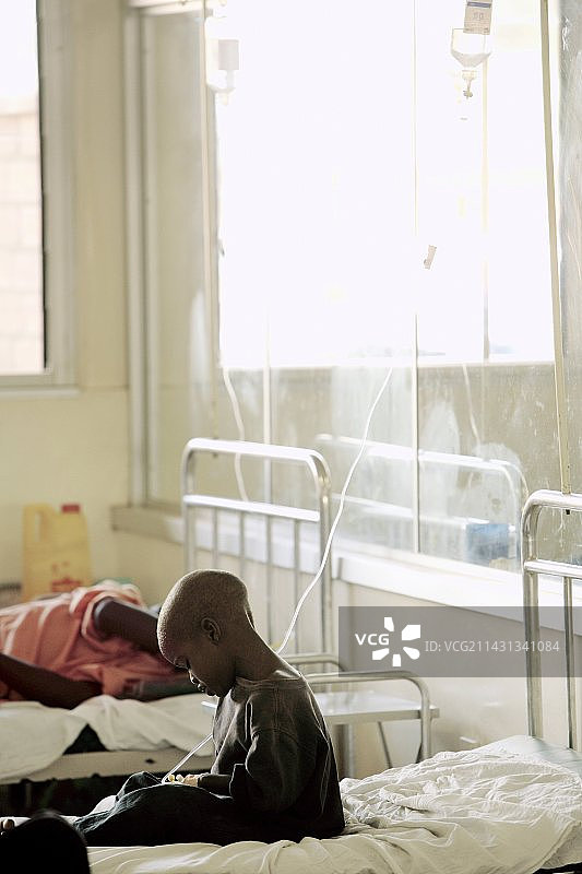 乌干达的儿童患者图片素材