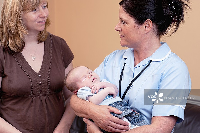 助产士家访图片素材