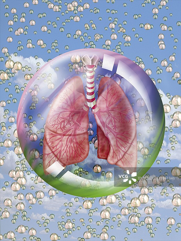 呼吸概念图图片素材