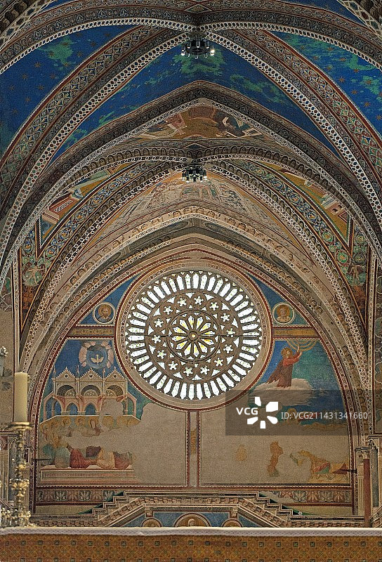 意大利阿西西圣方济各圣殿图片素材