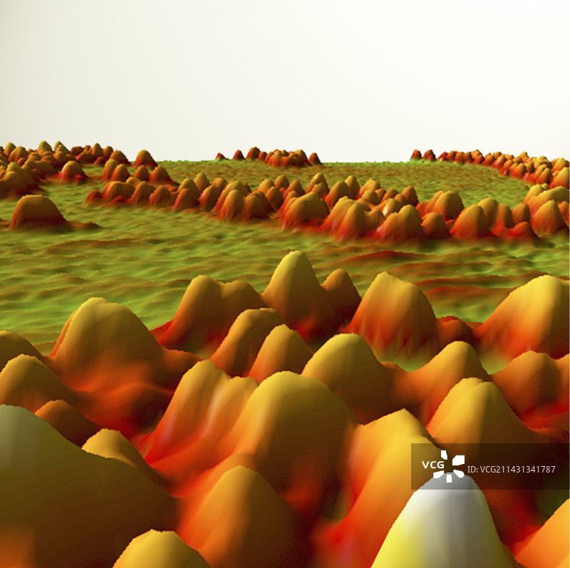 血浆膜蛋白原子力显微镜图片素材