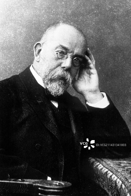 德国细菌学家罗伯特·科赫图片素材